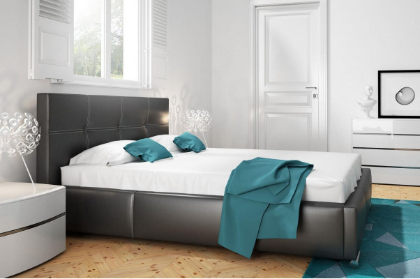 Betteram Deschign Duebel Hotel Modern Bett Schlofzëmmer Better Wäiss Nei
