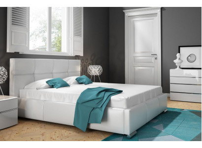 Betteram Deschign Duebel Hotel Modern Bett Schlofzëmmer Better Wäiss Nei