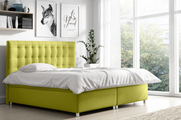 Bettgestell gepolstert Bett Boxspringbett Design Duebel Hotel Modern Bett 160x200 Nei