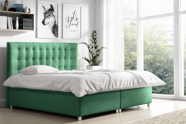 Bettgestell gepolstert Bett Boxspringbett Design Duebel Hotel Modern Bett 160x200 Nei
