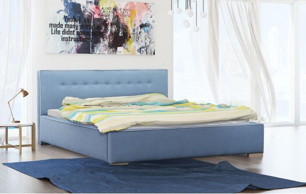 Bettgestell Duebelbett Bett Ehebetter Better Gepolstert Bett Schlofkummer Gro Neien
