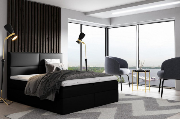 Boxspringbett Modern Bett Luxus Miwwelen Bettkëschte Better Polsterbett Duebelbett