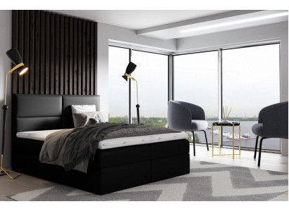 Boxspringbett Modern Bett Luxus Miwwelen Bettkëschte Better Polsterbett Duebelbett