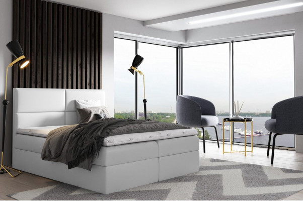 Boxspringbett Modern Bett Luxus Miwwelen Bettkëschte Better Polsterbett Duebelbett