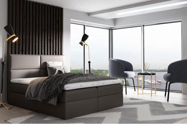 Boxspringbett Modern Bett Luxus Miwwelen Bettkëschte Better Polsterbett Duebelbett