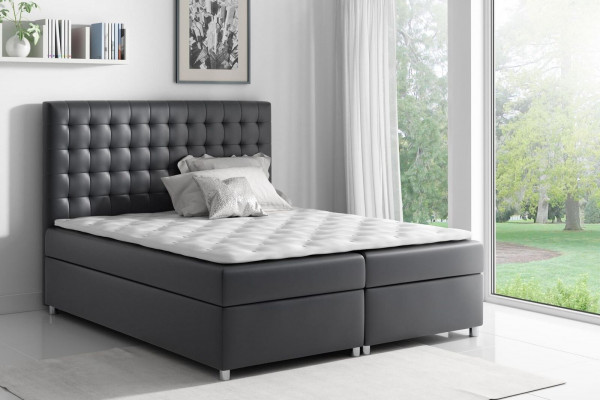 Boxspring Better Duebel Hotel Miwwelen Bett Schlofkummer Ariichtung grouss 200x200