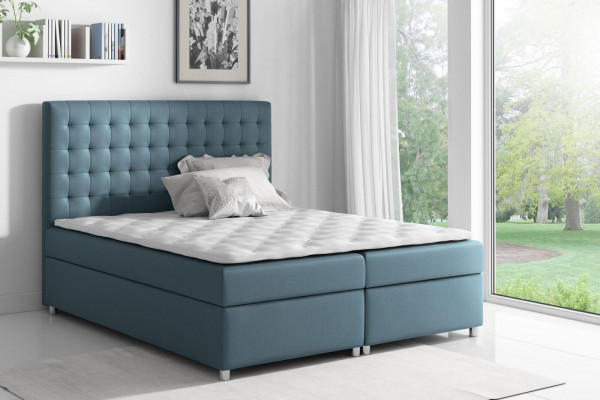 Boxspring Better Duebel Hotel Miwwelen Bett Schlofkummer Ariichtung grouss 200x200