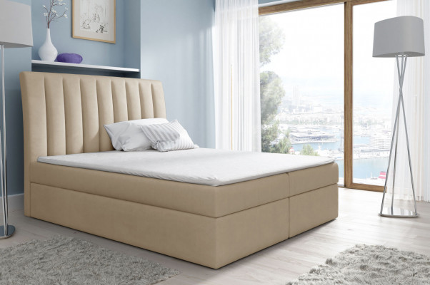 Bestietsbett Bettgestell Bett Gepolstert Bett Better Polyester Boxspringbett Duebelbett