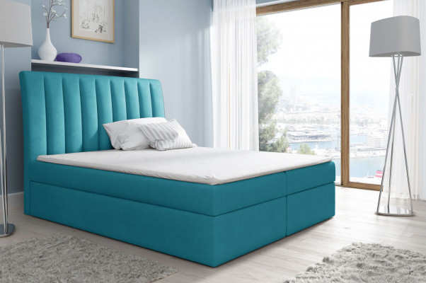 Bestietsbett Bettgestell Bett Gepolstert Bett Better Polyester Boxspringbett Duebelbett