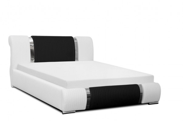 Bett, Bettrahmen, Duebelbett, Better, Eebett, Polsterbett, Chromleeschten, Miwwel, Wäiss