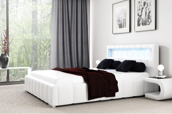 Bettframe gepolstert Bett-Design Duebel Hotel Modern Bett Schlofzëmmer Better Nei