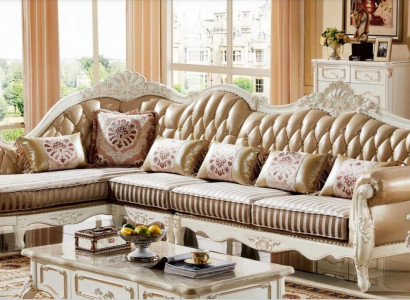 Wunnzëmmer Ecksofa Sofa Canapé Polstermiwwele Polstermiwwele Miwwele Sofen Lieder