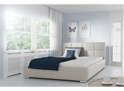 Duebelbett Gepolstert Better Liederbett Design Luxus Miwwelen 200x200 Bettkader