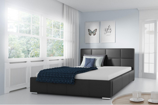 Duebelbett Gepolstert Better Liederbett Design Luxus Miwwelen 200x200 Bettkader