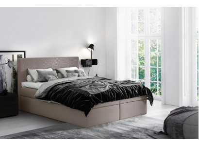 Boxspringbett Textil Design duebel Hotel modern Bett Schlofzëmmer Better 160x200