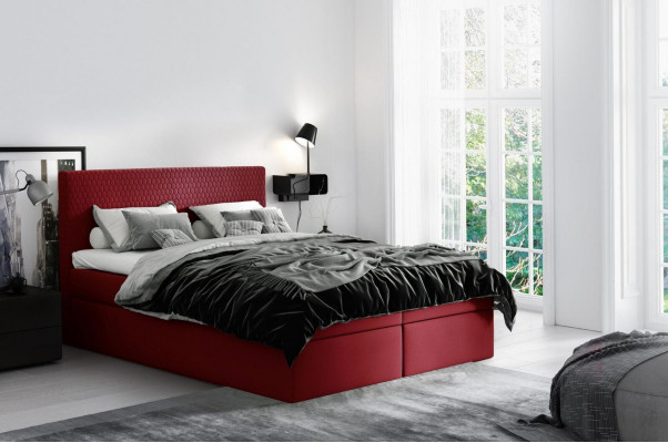 Boxspringbett Textil Design duebel Hotel modern Bett Schlofzëmmer Better 160x200