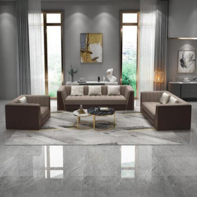 Medusa Sëtzmiwwel Sofa Garnitur Stoff Sofa Couchen Miwwelen Ariichtung 3-teileg