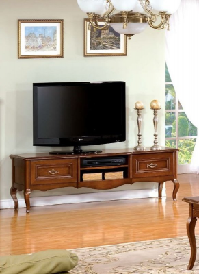 Klassesch TV-Säitbord Eechten Holz Kommode Board Schaf Kommoden Nei PR-RTV-D