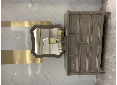 Luxus Kommoden Spigel Stil Design Miwwel Modern Schlofkummer Kommoden nei brong