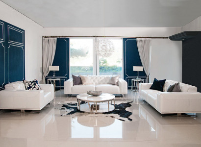 Chesterfield Sofagarnitur Sofa Couch Polsterset Lieder 3+2+1 Sëtzer Liedersofa