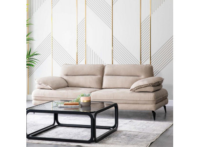 Bequem Sofa Couch Dräisëtzer Italieneschen Design Luxus Couchë Miwwelen