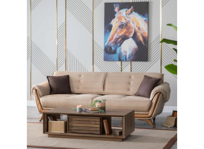 Trësëtzeger Gemittlech Canapé Luxus Canapéën Miwwelen Italienescht Design