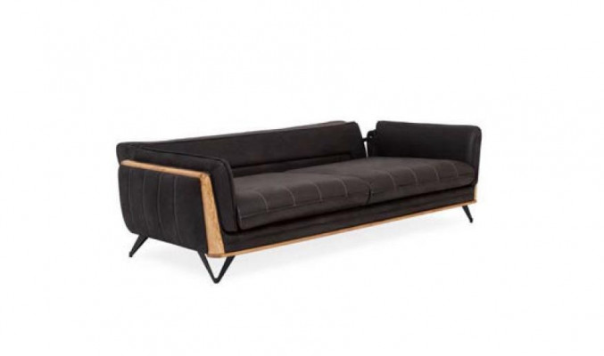 Schlofsofa Canapé Dräisëtzer Klappsofa Canapéë Sofa Stoff Bettfunktioun