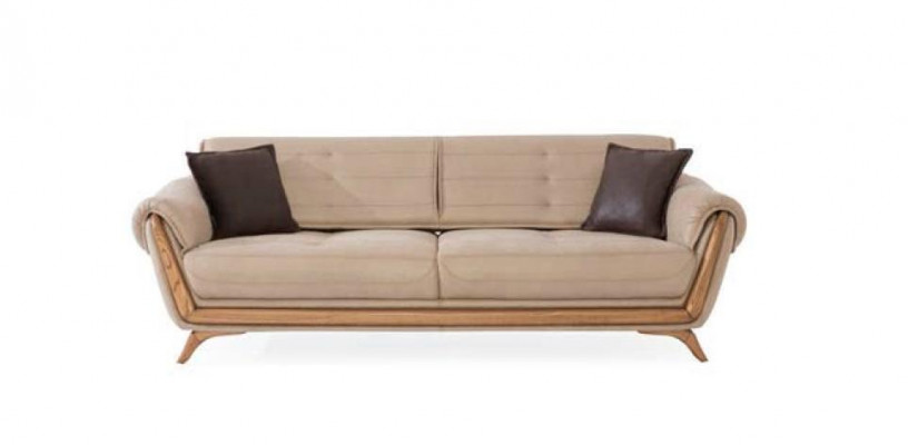 Luxus Sofa Garnitur Canapé Set 4 Stéck Set Miwwelen Wunnzëmmer Design Ariichtung