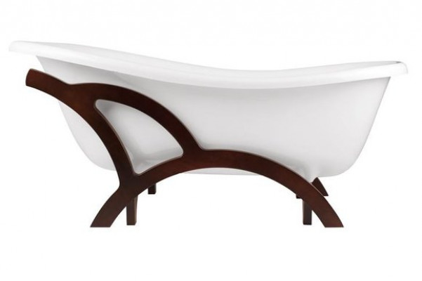 Exklusiv Wäiss Buedbidden Fräistoend Acryl-Bueddisch Design