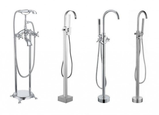 Exklusiv Wäiss Buedbidden Fräistoend Acryl-Bueddisch Design