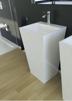Modern Basseng Wäschbecken Acryl Stand Buedzëmmer Fräistoend Wäschstëll