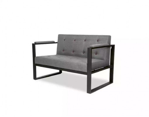 Designer gro Sofa Zweisëtzer Textilbezug Büro Ariichtungsmöbel