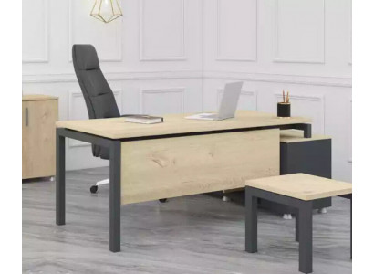 Eckschraiwisch Dësch Büro Dëscher Schraiwischer Miwwelen Chefschraiwisch