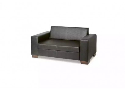 Zweesëtzer Aarbechtszëmmermiwwel Schwaarz Bëroanrichtung Luxus Sofa