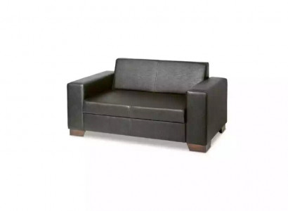 Zweesëtzer Aarbechtszëmmermiwwel Schwaarz Bëroanrichtung Luxus Sofa
