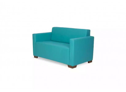 Tyrkisbloen Zweisëtzer Polstermöbel Aarbechtszëmmer Modern Sofa Luxus Couch.