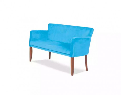 Blo Textil Zweisëtzer Aarbechtszëmmer Couch Modern Büro Miwwelen Office