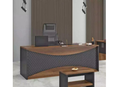 Brongen Schreibtisch Dëscher Büro Dësch Chefdësch 200x90