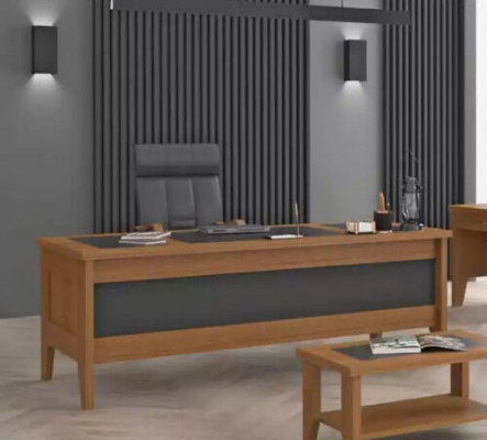 Schreifdësch Holz Dësch Aarbechtszëmmer Aarbechtsdësch Bürosméibelen 200x90