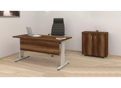 Komplett Bürosatz Aarbechtszëmmer Schaf Schreifdësch 2tlg.