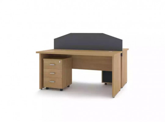 Modernen Schreifdësch Holz Dësch Aarbechtszëmmer Computerdësch BüroMiwwelen