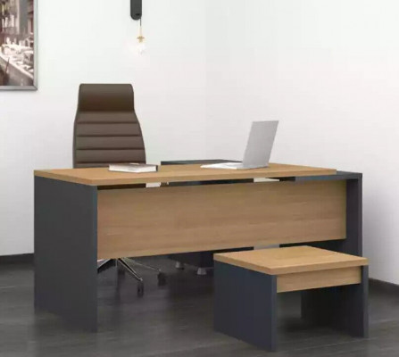 Eckschreifdësch Büro Miwwelen Holz Dësch Aarbechtsdësch Bürodesk Office