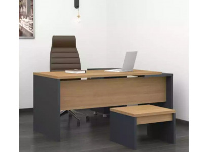 Eckschreifdësch Büro Miwwelen Holz Dësch Aarbechtsdësch Bürodesk Office