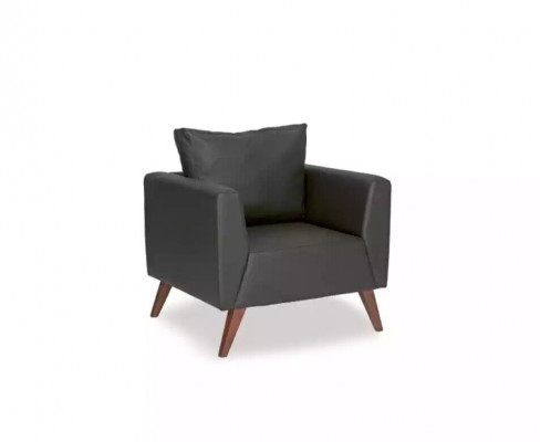 Schwaarze Sessel Design Polster Sëtz Aarbechtsraum Büro Office Nei