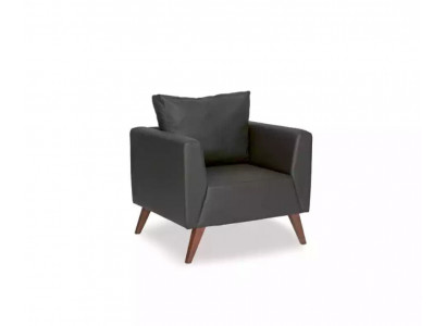 Schwaarze Sessel Design Polster Sëtz Aarbechtsraum Büro Office Nei