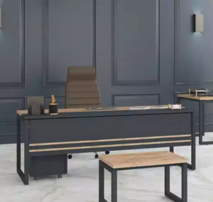 Bürosmiwwel Schreifdësch Aarbechtsraum Brong Dësch Neidesign Dëscher