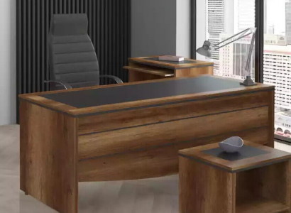 Aarbechtsraum Schreifdësch Holz Büro Schreifdësch Büro Miwwelen Chefschreifdësch