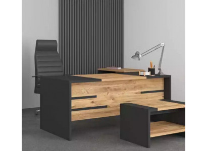 Moderne Design Schreifdësch Büro Miwwelen Holz Dësch Nei Office Chefdëscher