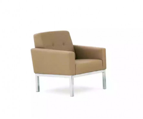Sesselen Bürosmiwwelen Aarbechtszëmmer Beige Sëtz Holz Miwwelen Polstersesselen