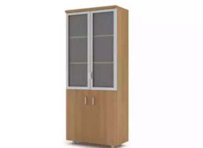 Akteschaf Aarbechtszëmmer Bicher Regal Büro Miwwelen Holz Akten Schaf